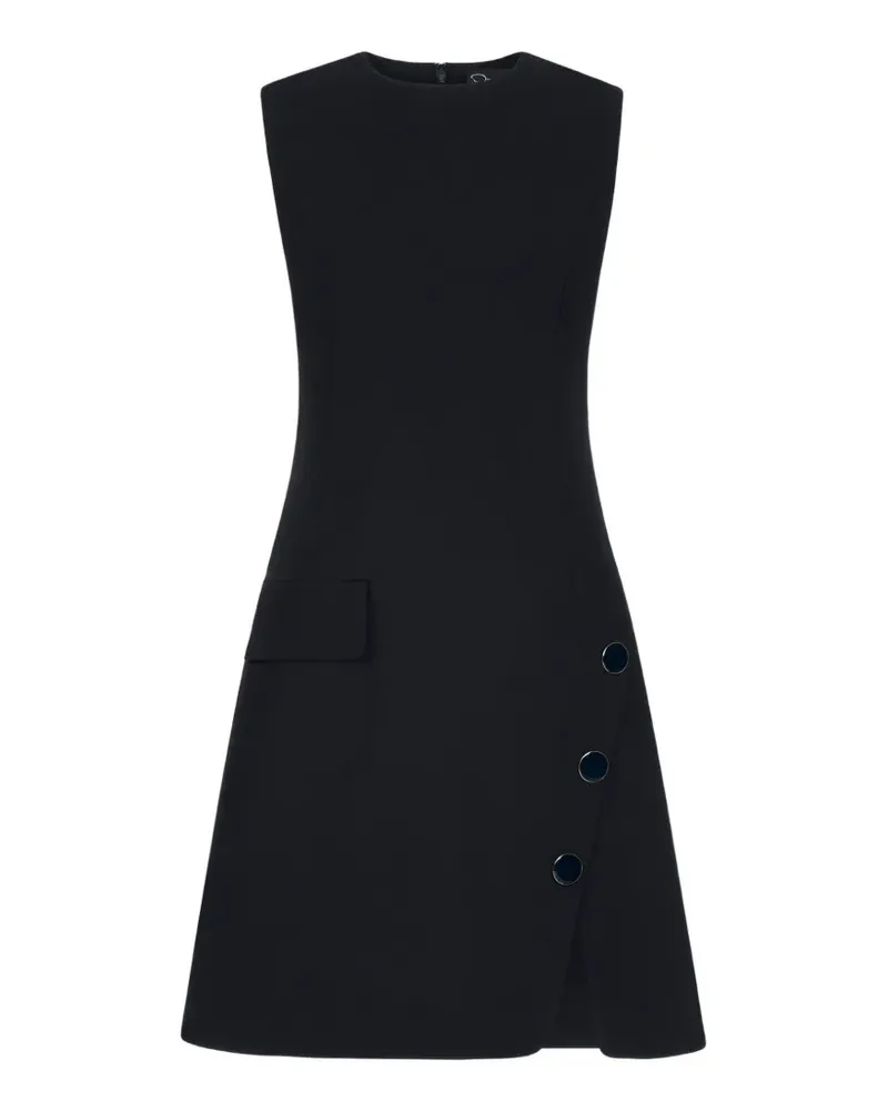 Oscar de la Renta button-detailed sleeveless dress - Blau Blau