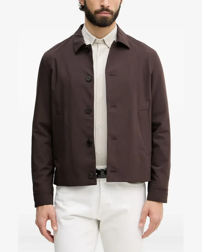 Sisley Geknöpfte Jacke - Braun Braun