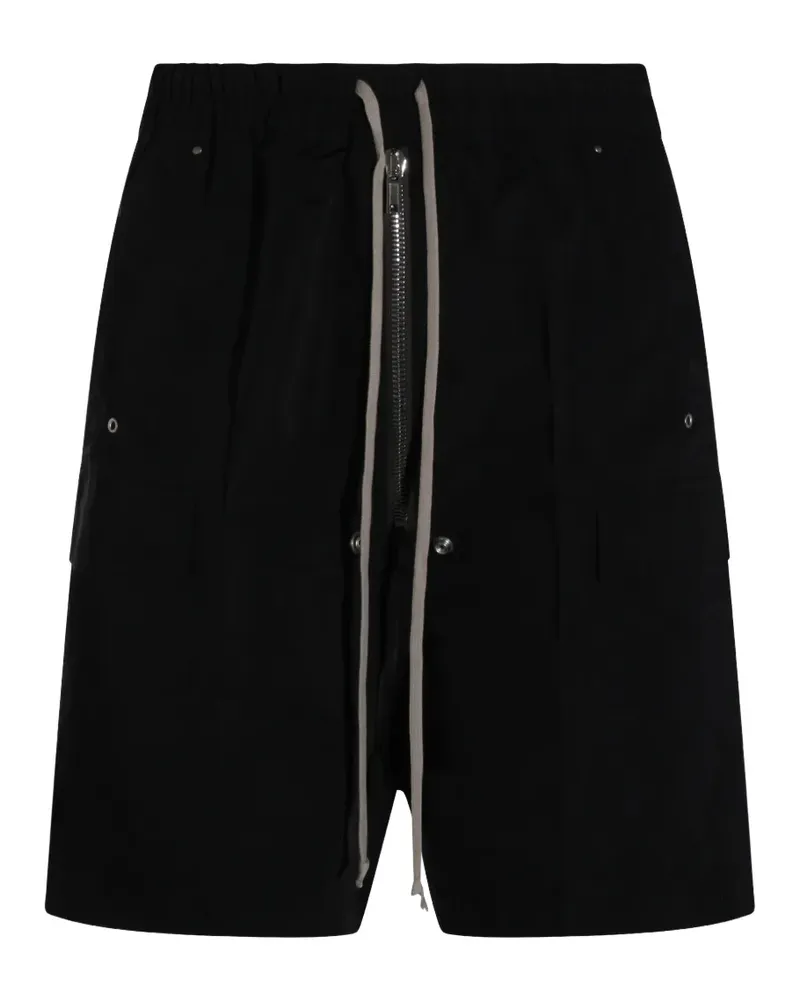 Rick Owens zip drawstring shorts - Schwarz Schwarz
