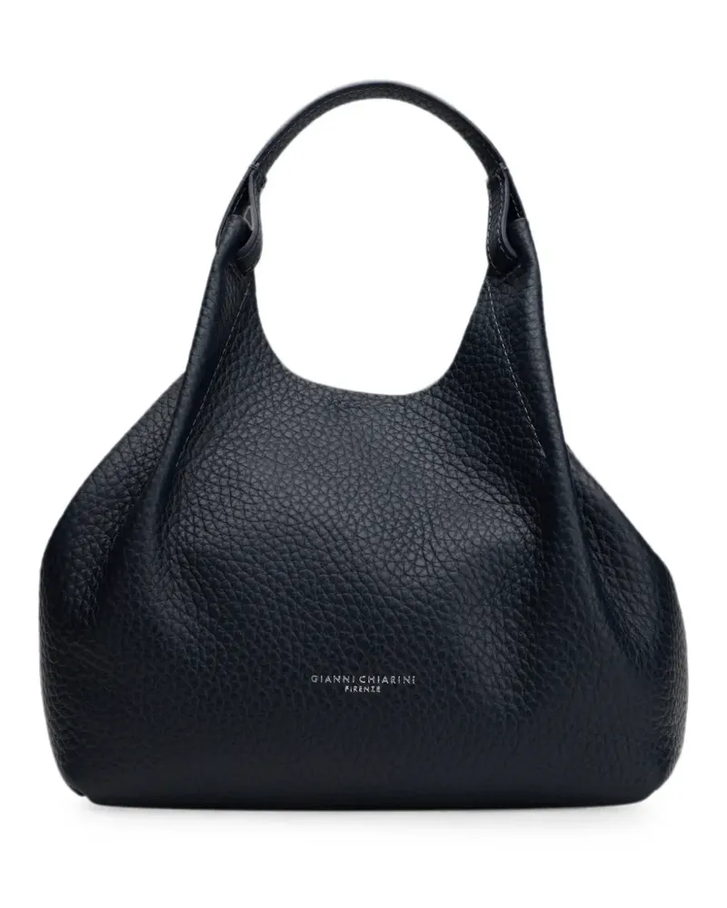 Gianni Chiarini Dua Tote Bag aus gekörntem Leder - Blau Blau