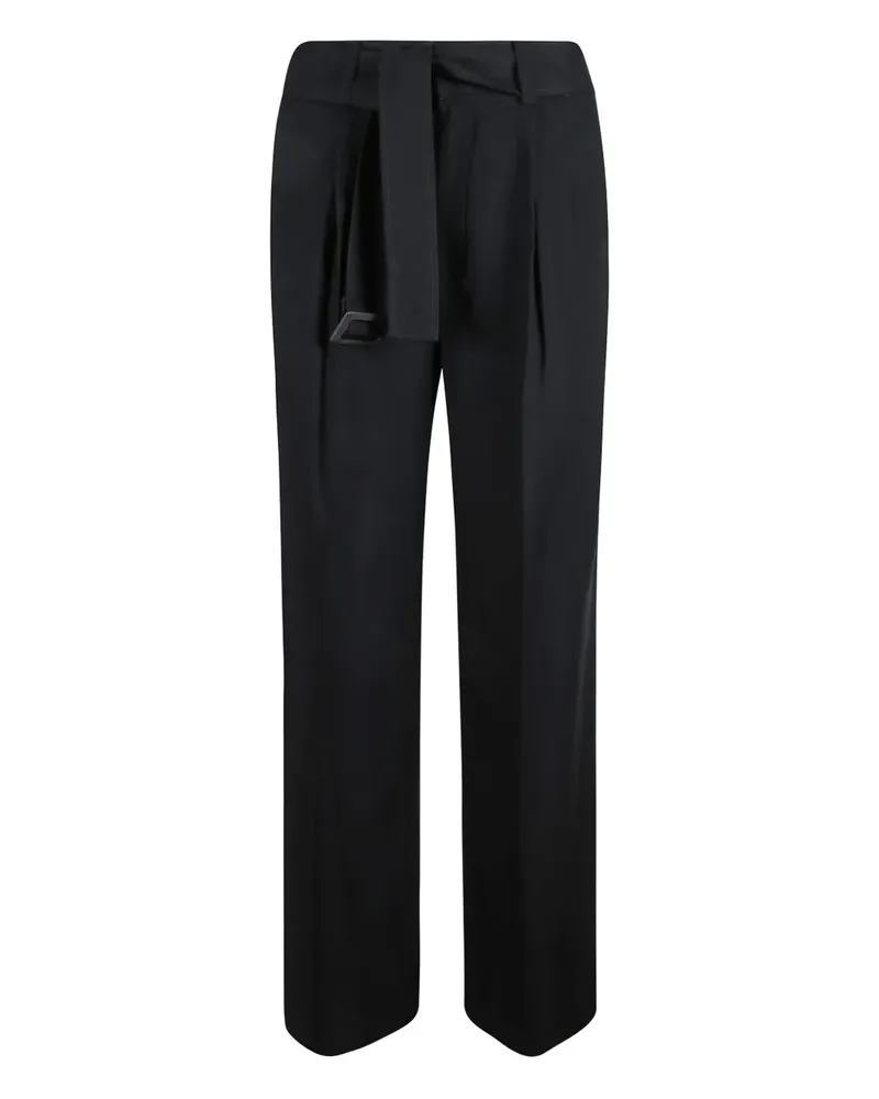 Dondup belt-detail trousers - Schwarz Schwarz