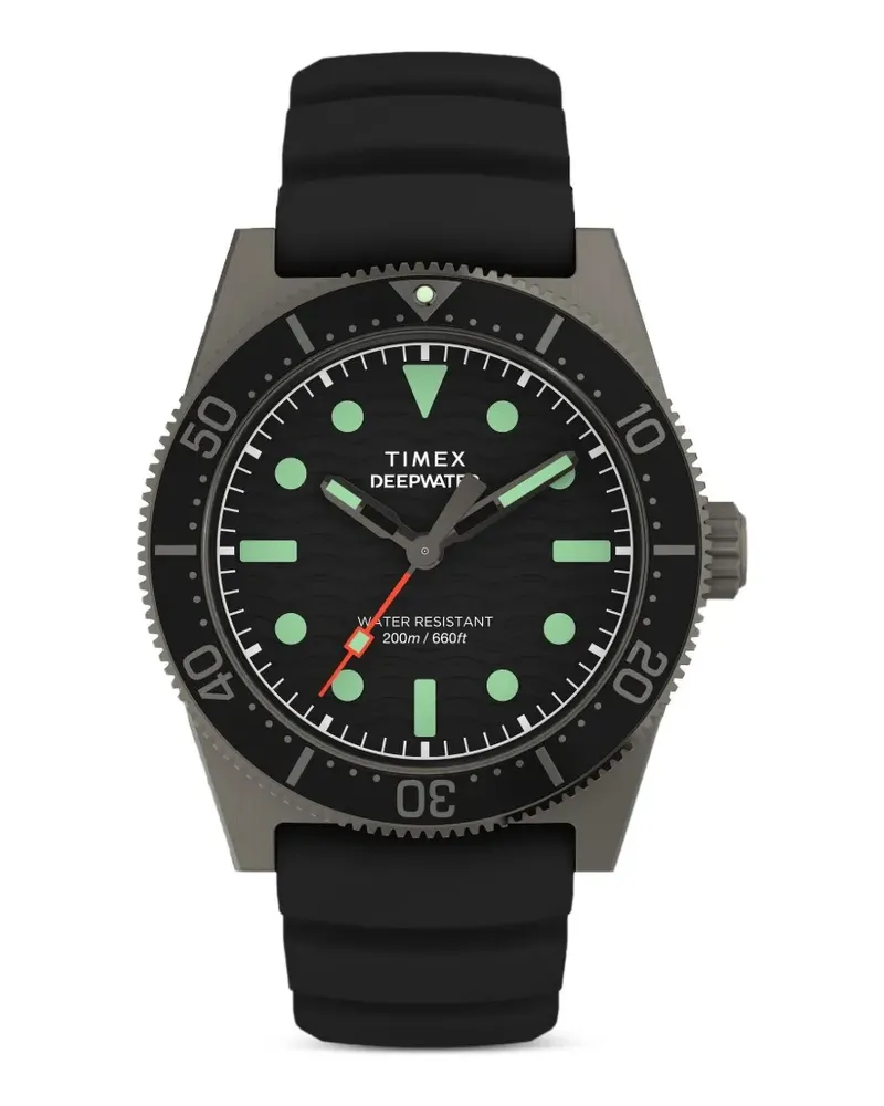 Timex Deepwater Reef 200 Armbanduhr 43mm - Schwarz Schwarz