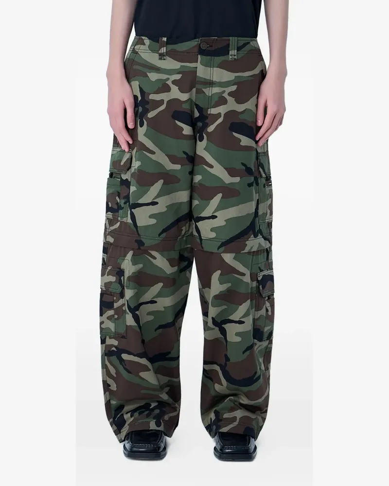VETEMENTS Cargohose mit Camouflage-Print - Grün Grün