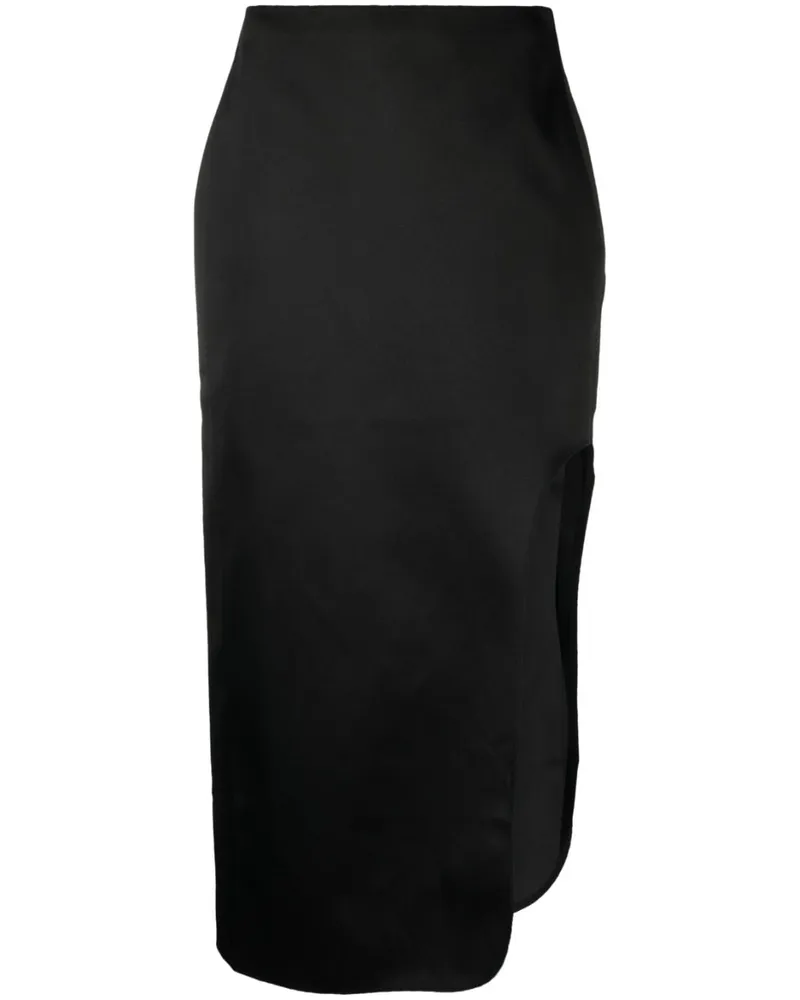 By Malene Birger Maxirock mit seitlichen Schlitzen - Schwarz Schwarz
