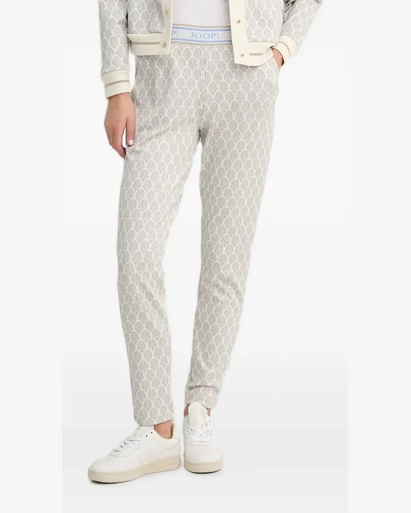 JOOP! Hose mit geometrischem Print - Nude Nude