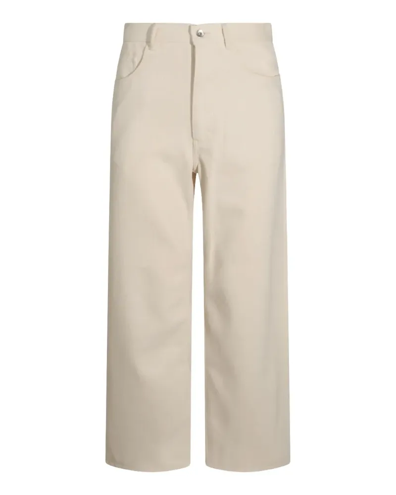 AURALEE Jeans mit Twill-Gewebe - Nude Nude