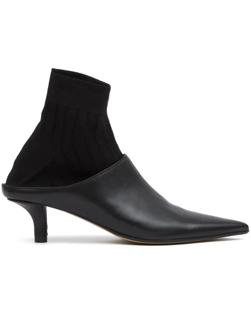 Maison Margiela Stiefeletten mit spitzer Kappe - Schwarz Schwarz