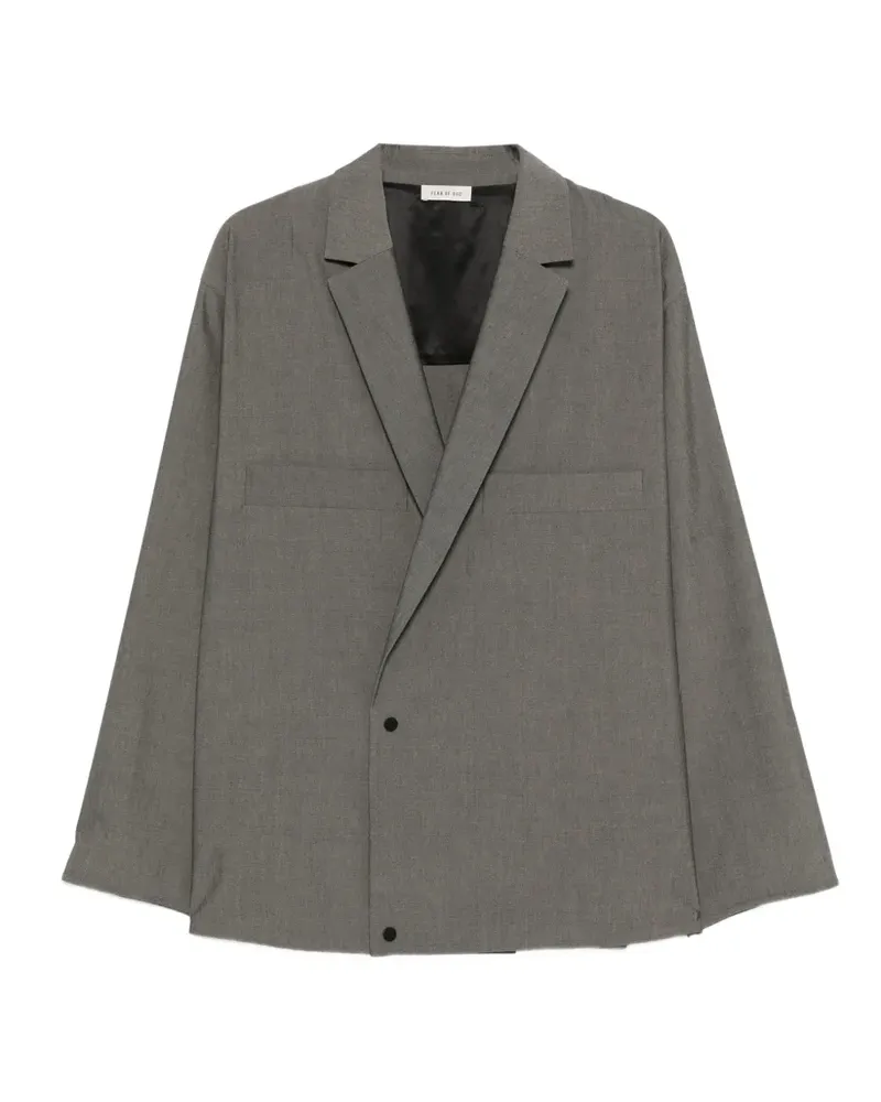 Fear of God double-breasted jacket - Grau Grau