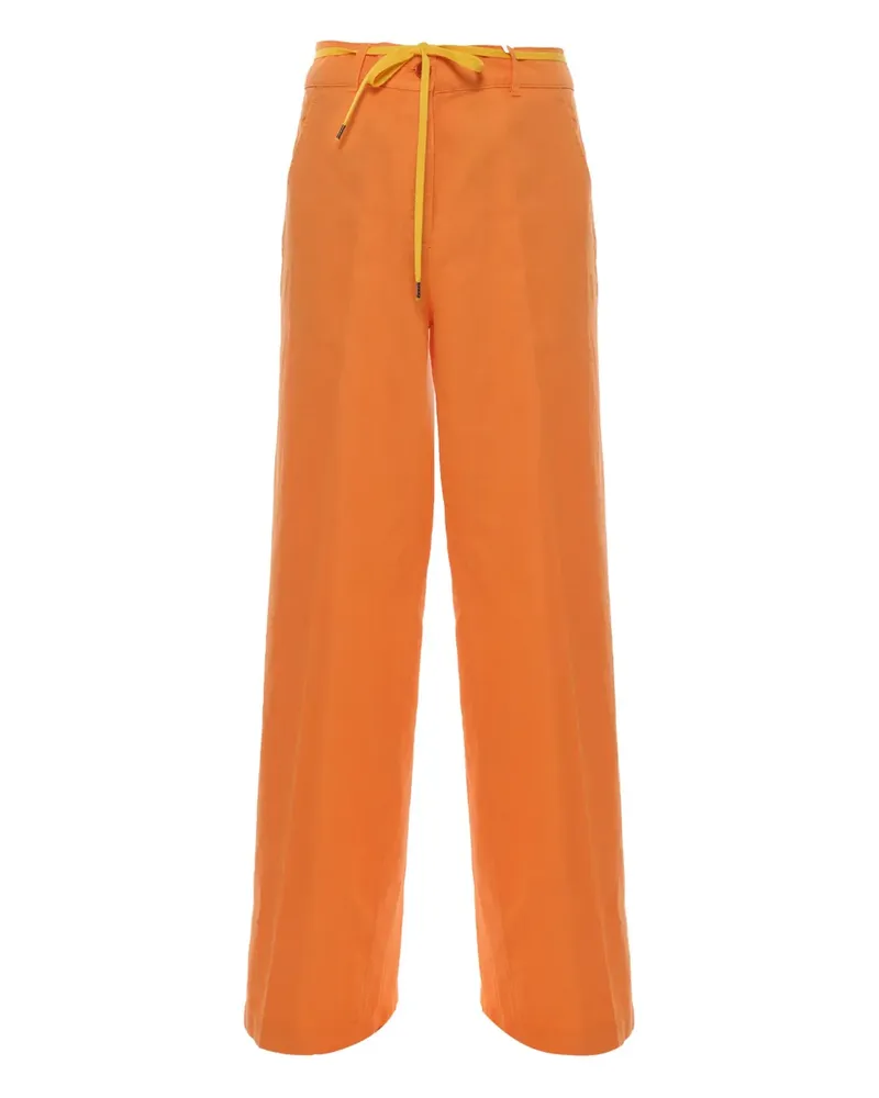 ASPESI Gerade Hose mit Kordelzug - Orange Orange