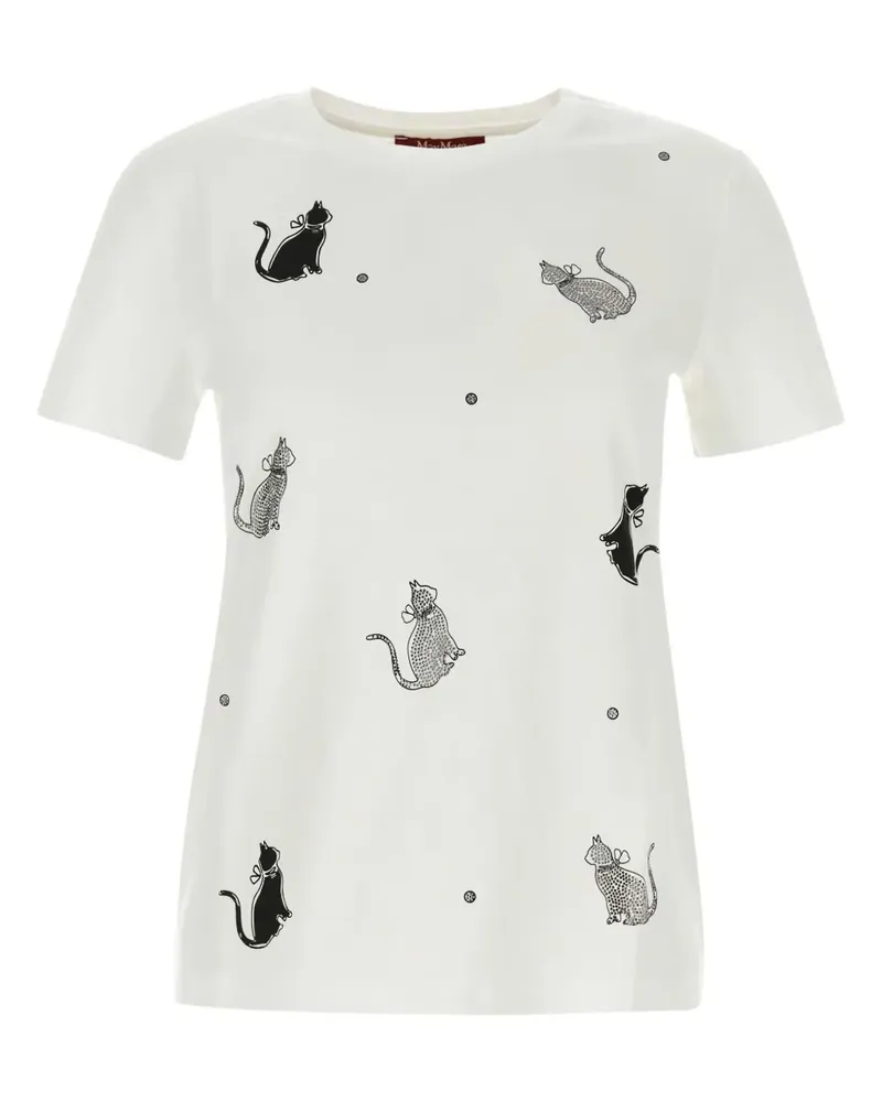Max Mara Ernesta T-Shirt - Weiß Weiß