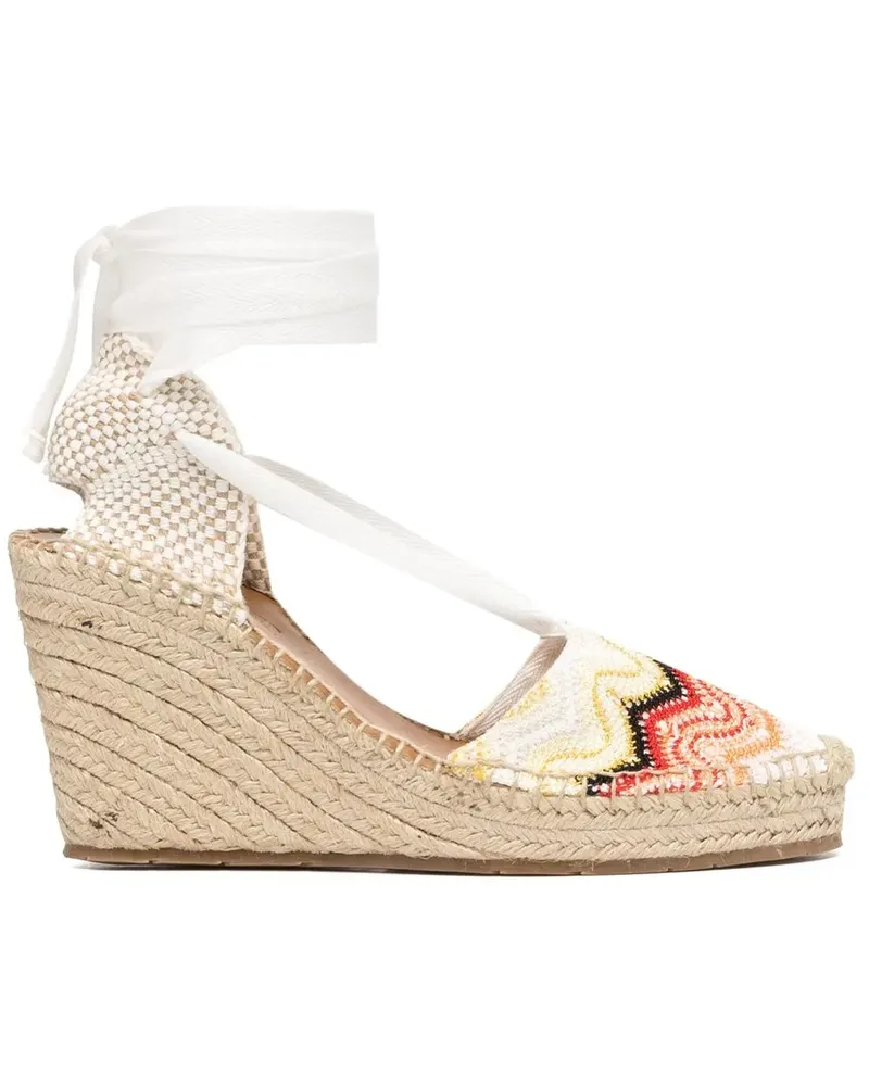 Missoni Wedge-Espadrilles - Weiß Weiß