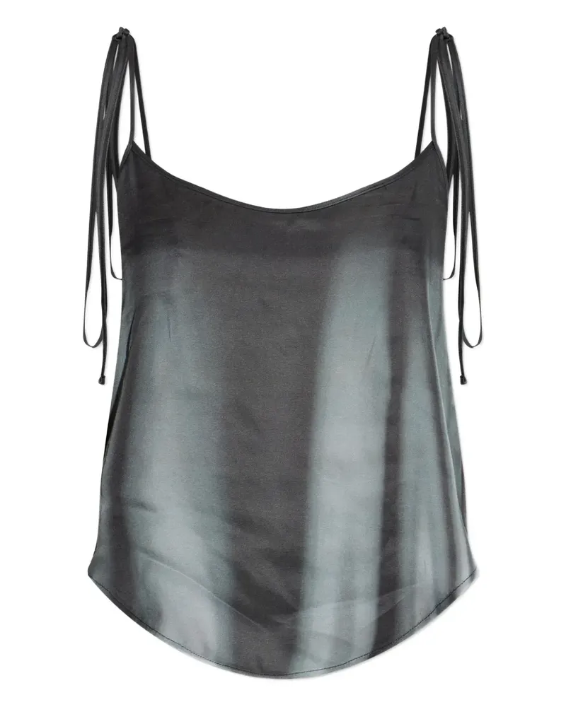 Diesel T-Ammy-S1 tie-shoulder top - Grau Grau