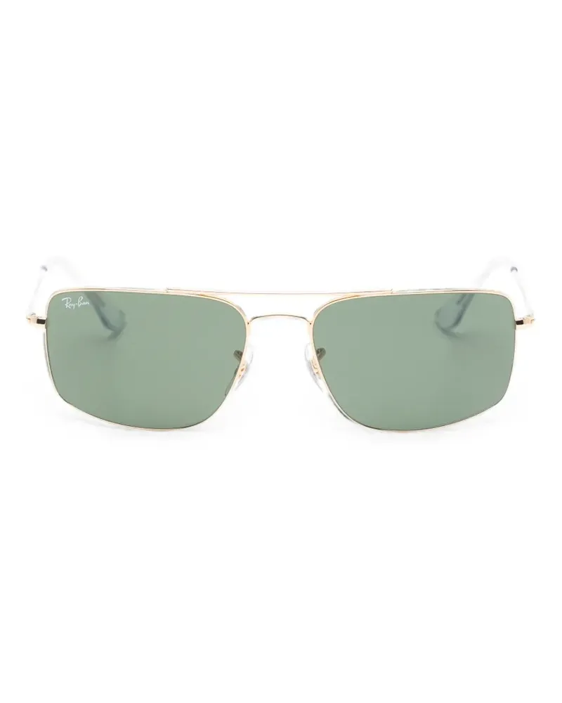 Ray Ban Explorer III Sonnenbrille mit eckigem Gestell - Gold Gold