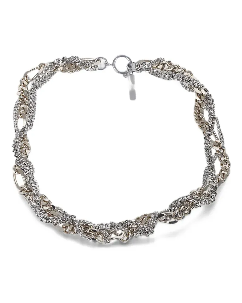 Justine Clenquet Jena Choker mit Kette - Silber Silber