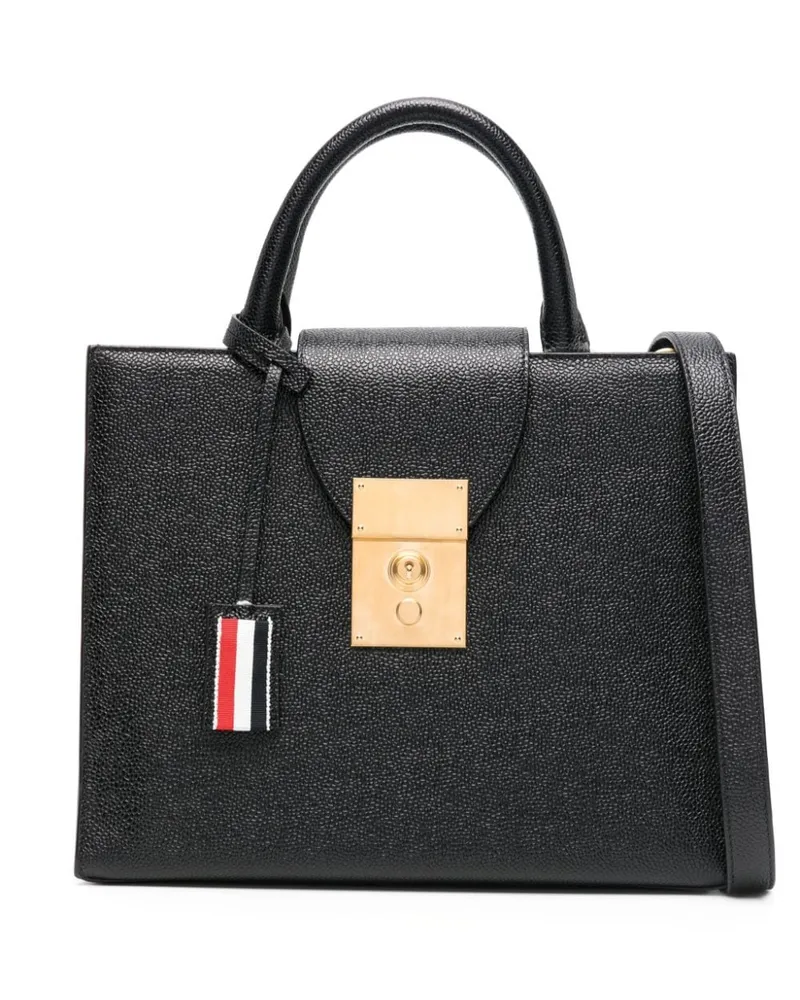 Thom Browne Kleine Mrs. Thom Handtasche - Schwarz Schwarz