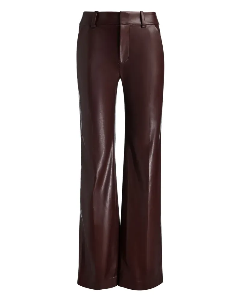 Alice + Olivia Alexander Hose aus Faux-Leder - Braun Braun