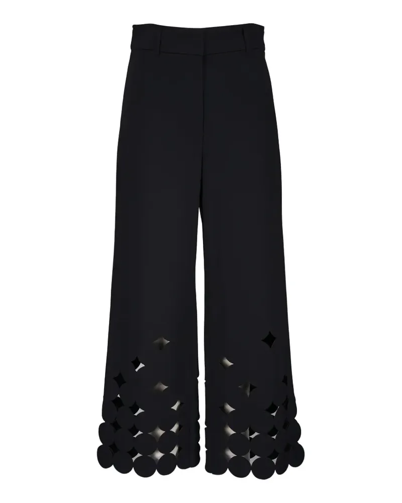 Akris circle-design trousers - Schwarz Schwarz