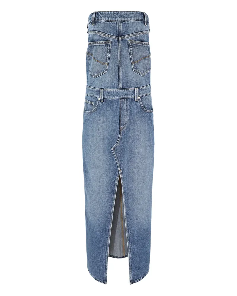 Stella McCartney Jeans-Maxikleid - Blau Blau