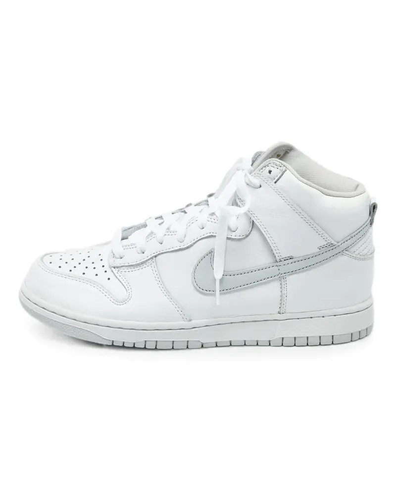 Nike Dunk High lace-up leather sneakers - Weiß Weiß