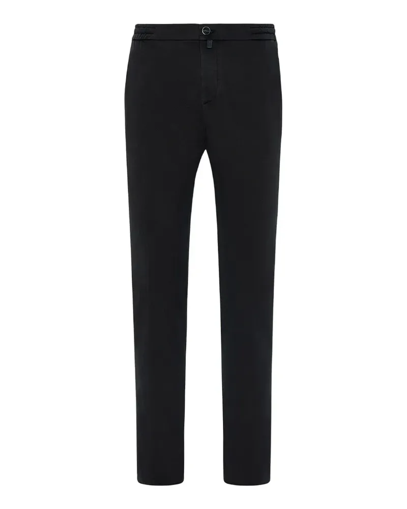 Kiton Jogginghose mit Stretchbund - Schwarz Schwarz