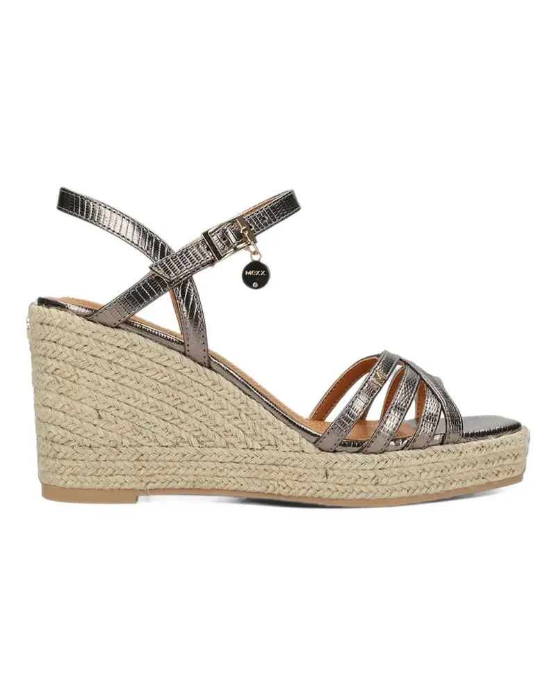 Mexx Noemi Pakina Wedge-Espadrilles - Grau Grau
