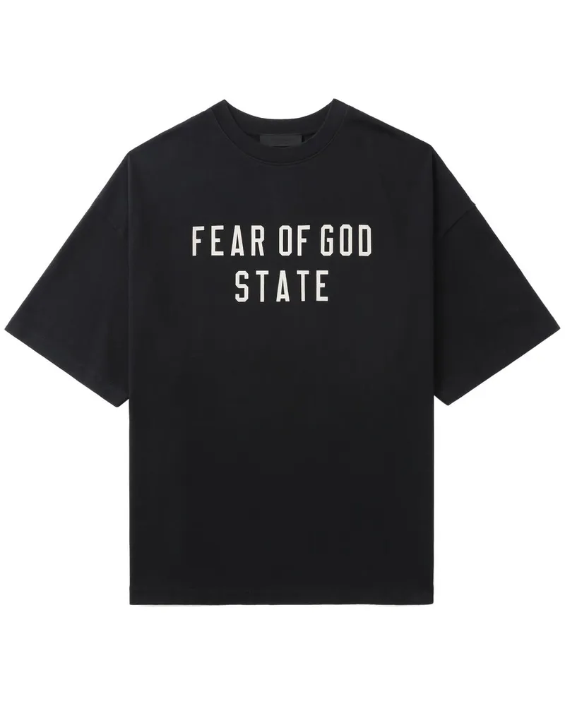 Fear of God T-Shirt mit Logo-Print - Schwarz Schwarz