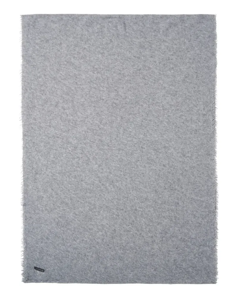 Faliero Sarti Adriel frayed cashmere scarf - Grau Grau
