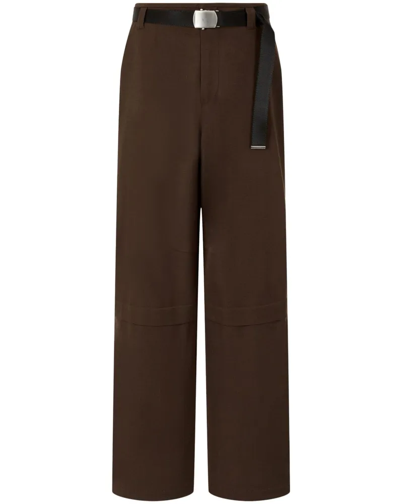 STUDIO TOMBOY Hose mit Gürtel - Braun Braun