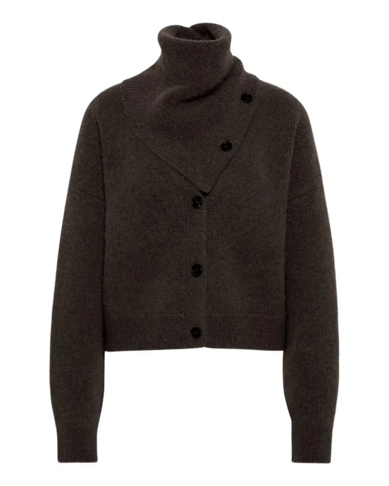 Le Kasha 1918 Derios Cardigan mit Knopfverschluss - Braun Braun
