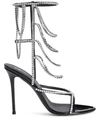 Giuseppe Zanotti Cristelle Sandalen 105mm Schwarz