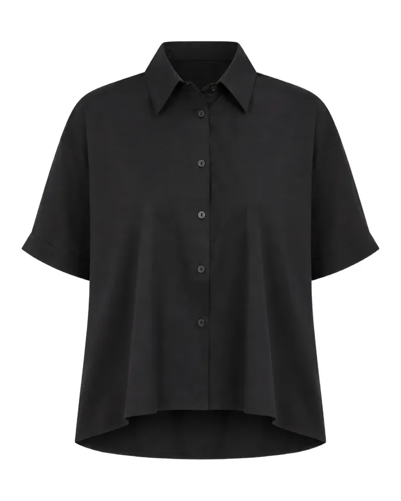 Max Mara Klassisches T-Shirt - Schwarz Schwarz