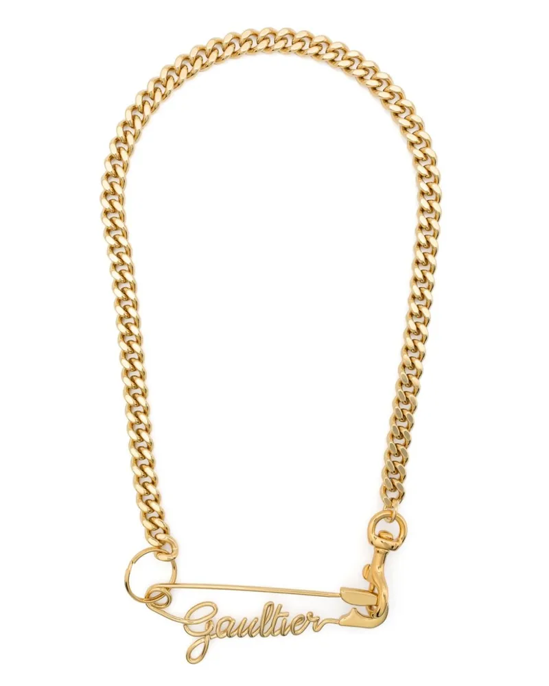 Jean Paul Gaultier Gaultier Safety Pin Halskette - Gold Gold