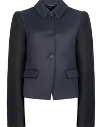 Maison Margiela Doppelreihiger Spliced Blazer Blau