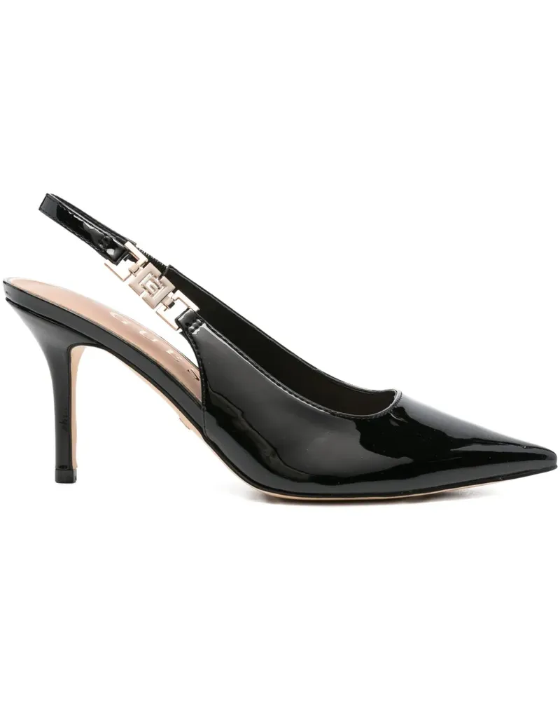 Guess Slingback-Pumps mit spitzer Kappe 90mm - Schwarz Schwarz