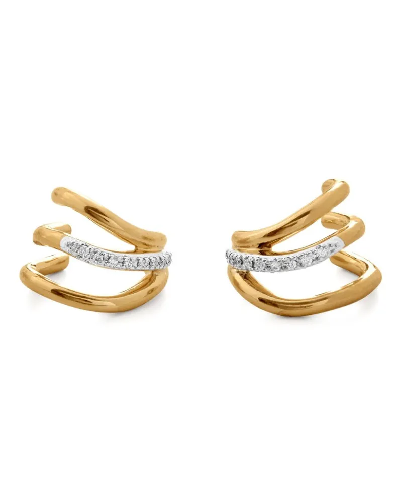 Monica Vinader Riva Ohrringe - Gold Gold