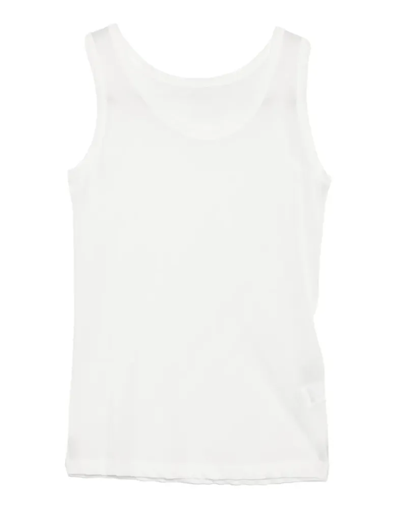 Yohji Yamamoto Trägershirt aus Jersey - Nude Nude