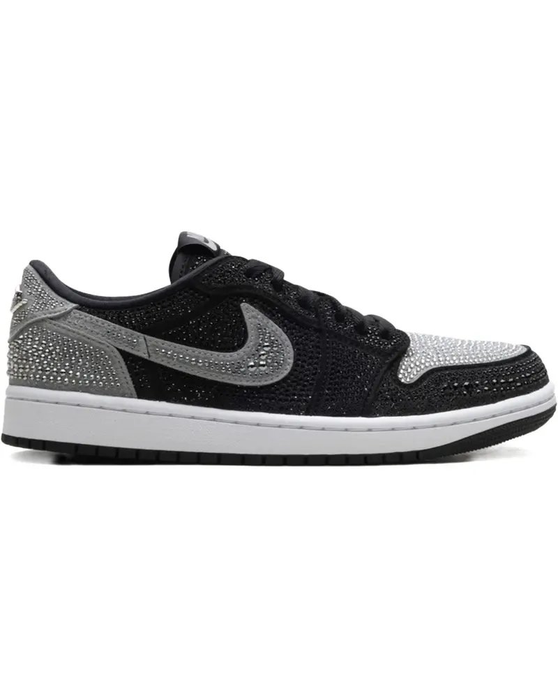 Jordan Air  1 Retro Low OG "Swarovski - Stealth" Sneakers - Grau Grau