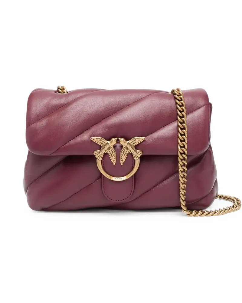 Pinko quilted leather shoulder bag - Rot Rot