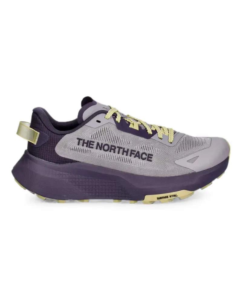 The North Face logo-print panelled sneakers - Grau Grau