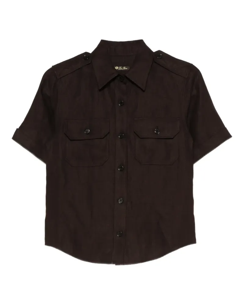 Loro Piana Annalisa Hemd - Braun Braun
