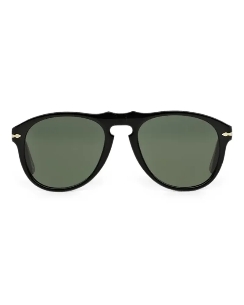 Persol 649 pilot-frame sunglasses - Schwarz Schwarz