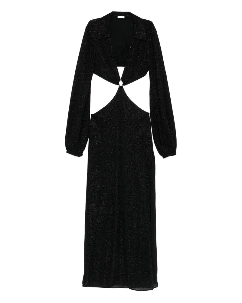 Oséree cutout ring maxi dress - Schwarz Schwarz