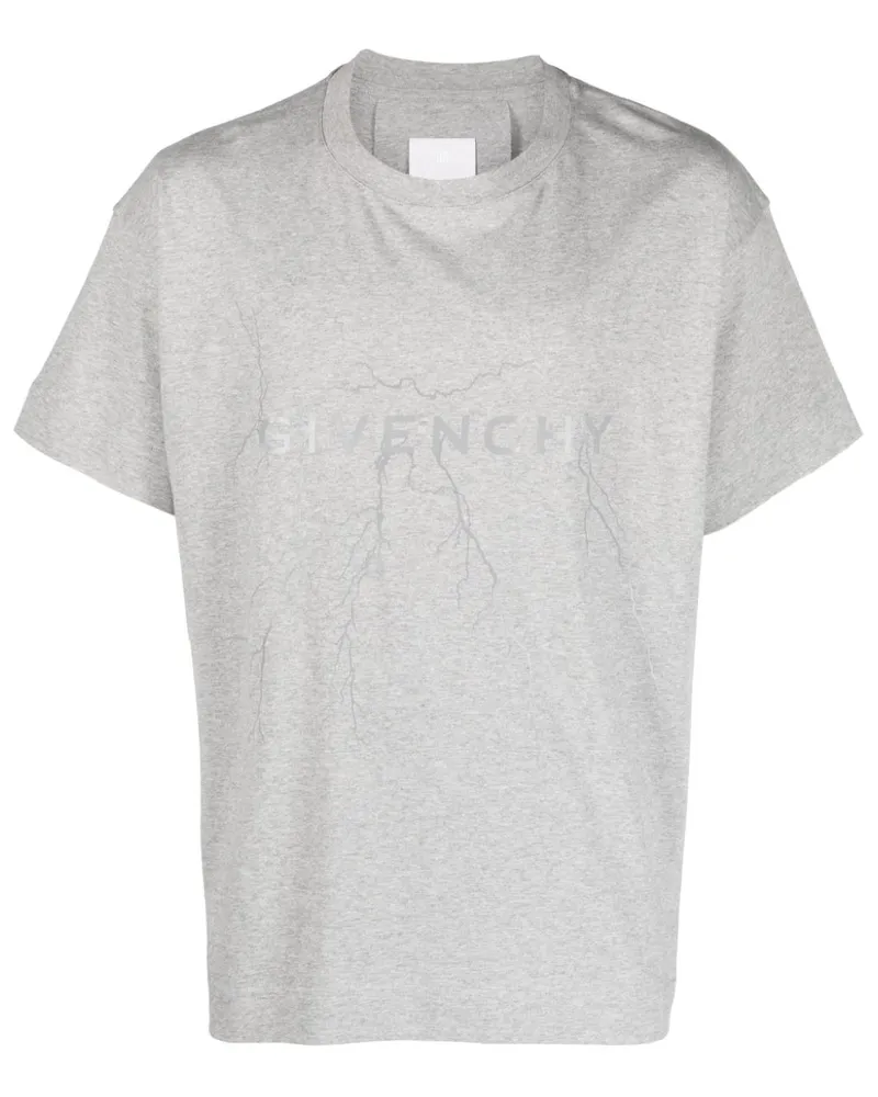 Givenchy T-Shirt mit grafischem Print - Grau Grau