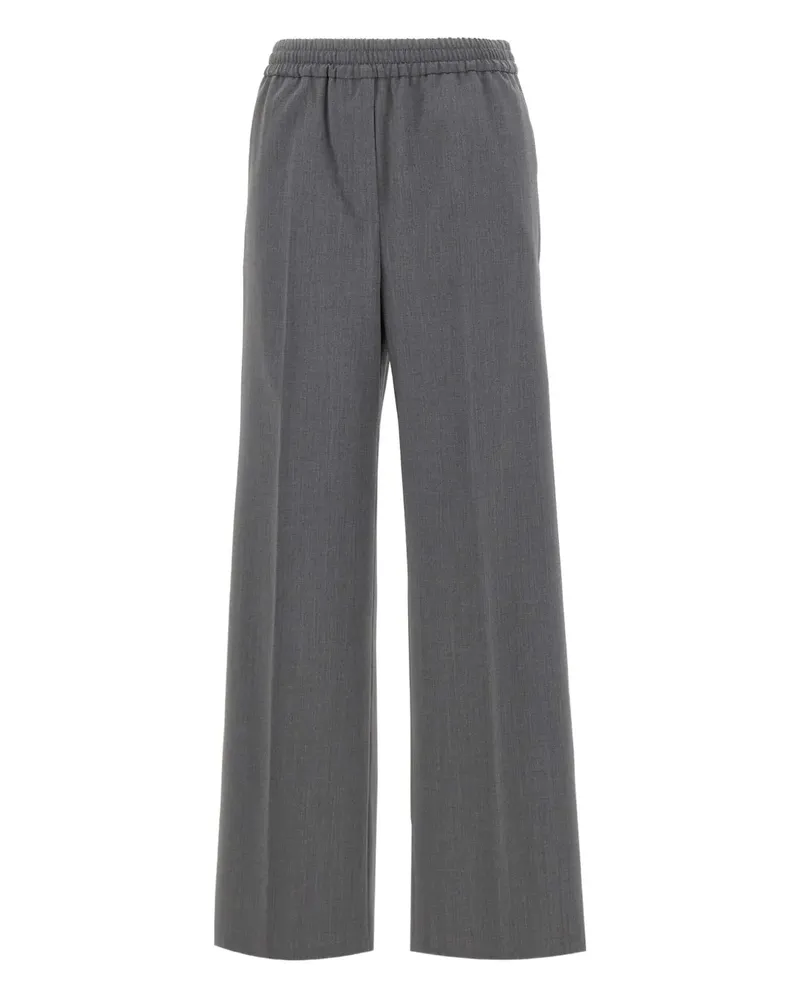 Max Mara Hose mit elastischem Bund - Grau Grau
