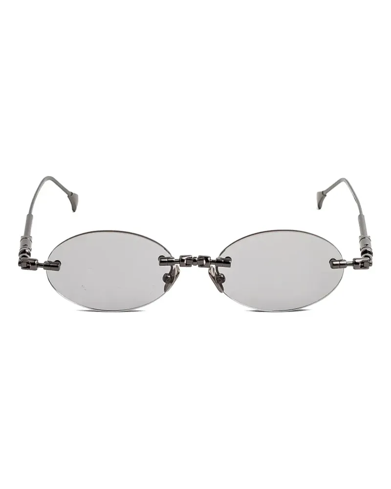 KUBORAUM rimless oval-frame sunglasses - Grau Grau