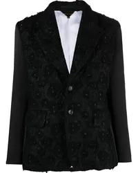 Comme des Garçons Bestickter Blazer Schwarz