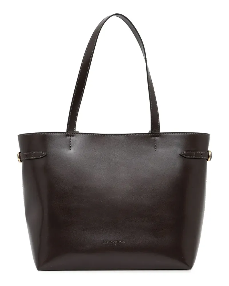Marc O'Polo Tote Bag mit Schnallenriemen - Braun Braun