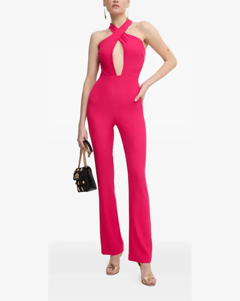 Patrizia Pepe Jumpsuit mit überkreuzten Trägern - Rosa Rosa