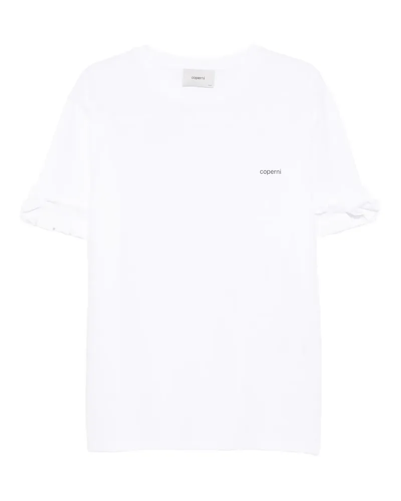 COPERNI T-Shirt mit Rüschenärmeln - Weiß Weiß