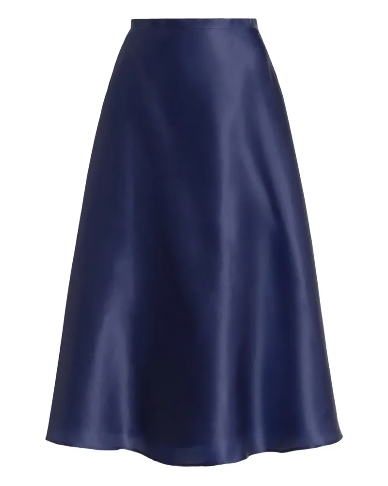 Alberta Ferretti Rock aus Seide - Blau Blau